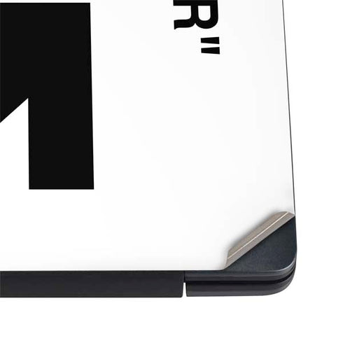 Black and White Arrows Dell Vostro Skin