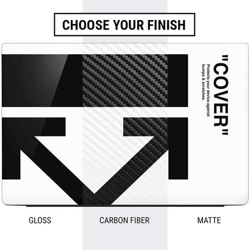 Black and White Arrows Dell Vostro Skin