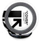 Black and White Arrows Fast Charge Wireless Charging Stand Skin