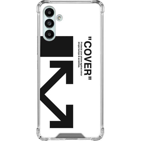 Black and White Arrows Galaxy A13 5G Clear Case
