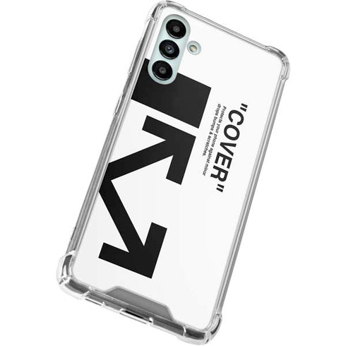 Black and White Arrows Galaxy A13 5G Clear Case