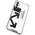 Black and White Arrows Galaxy A13 5G Clear Case