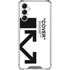 Black and White Arrows Galaxy A14 5G Clear Case