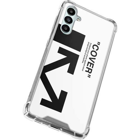 Black and White Arrows Galaxy A14 5G Clear Case