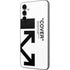 Black and White Arrows Galaxy A14 5G Skin