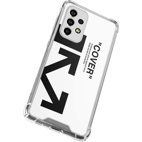 Black and White Arrows Galaxy A33 5G Clear Case