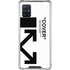 Black and White Arrows Galaxy A51 5G Clear Case