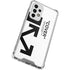 Black and White Arrows Galaxy A53 5G Clear Case