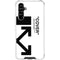 Black and White Arrows Galaxy A54 5G Clear Case