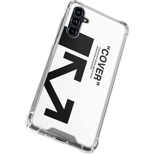 Black and White Arrows Galaxy A54 5G Clear Case