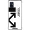 Black and White Arrows Galaxy A71 5G Clear Case