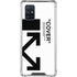 Black and White Arrows Galaxy A71 5G Clear Case
