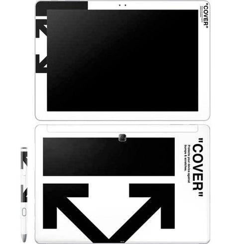 Black and White Arrows Galaxy Book 12in Skin