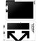 Black and White Arrows Galaxy Book 12in Skin