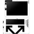 Black and White Arrows Galaxy Book 12in Skin