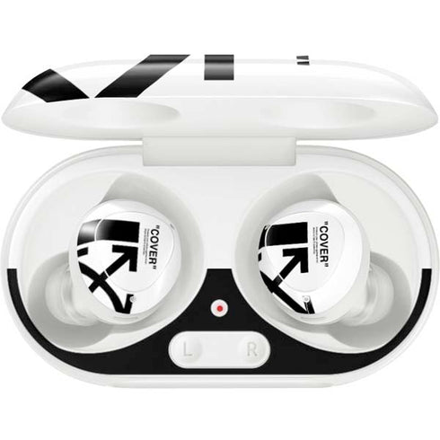 Black and White Arrows Galaxy Buds Plus Skin