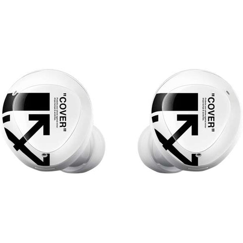 Black and White Arrows Galaxy Buds Plus Skin