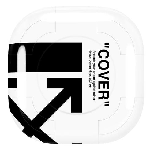 Black and White Arrows Galaxy Buds Pro Skin