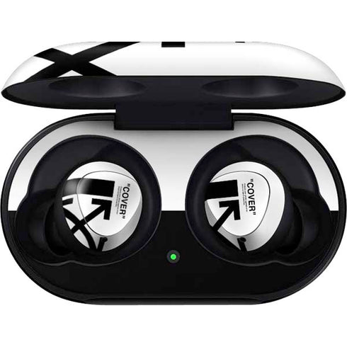 Black and White Arrows Galaxy Buds Skin
