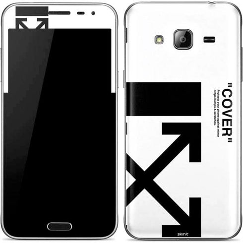 Black and White Arrows Galaxy J3 Skin