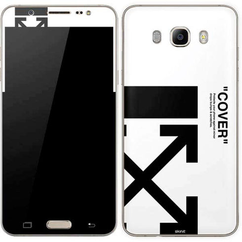 Black and White Arrows Galaxy J7 Skin