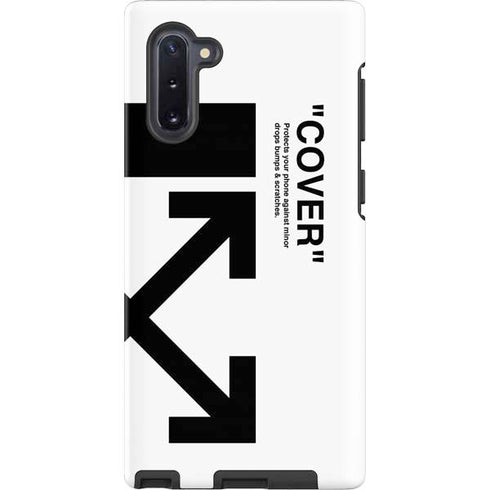 Black and White Arrows Galaxy Note 10 Pro Case