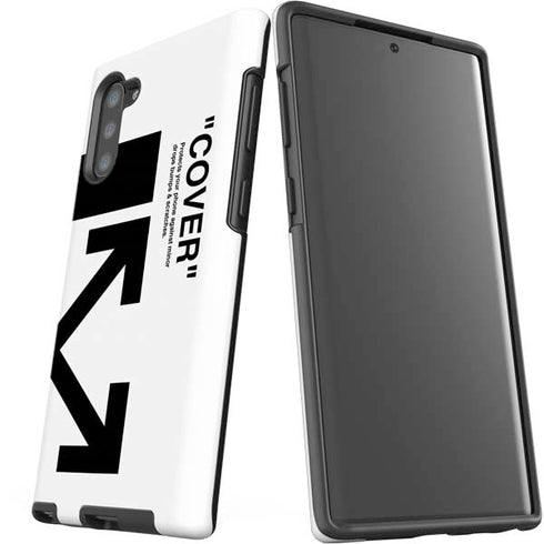Black and White Arrows Galaxy Note 10 Pro Case