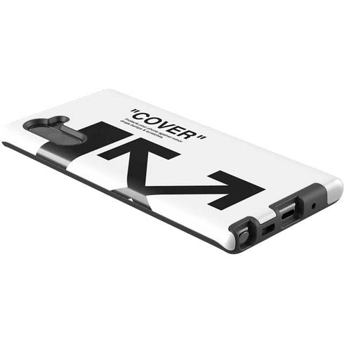 Black and White Arrows Galaxy Note 10 Pro Case
