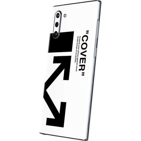 Black and White Arrows Galaxy Note 10 Skin