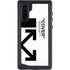 Black and White Arrows Galaxy Note 10 Waterproof Case