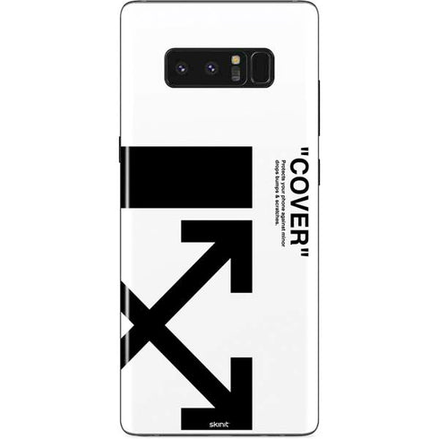 Black and White Arrows Galaxy Note 8 Skin