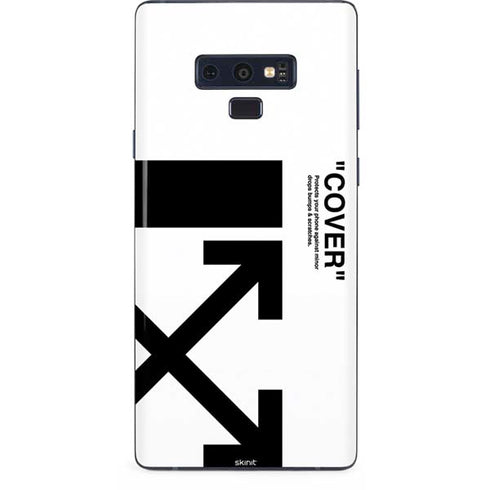 Black and White Arrows Galaxy Note 9 Skin