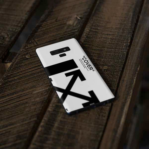 Black and White Arrows Galaxy Note 9 Skin
