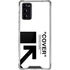 Black and White Arrows Galaxy Note20 5G Clear Case