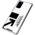 Black and White Arrows Galaxy Note20 5G Clear Case
