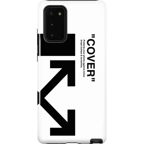 Black and White Arrows Galaxy Note20 5G Pro Case