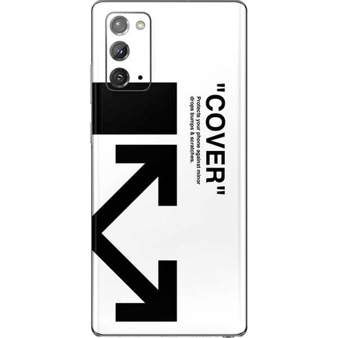 Black and White Arrows Galaxy Note20 5G Skin