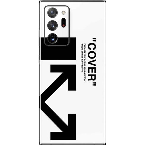Black and White Arrows Galaxy Note20 Ultra 5G Skin