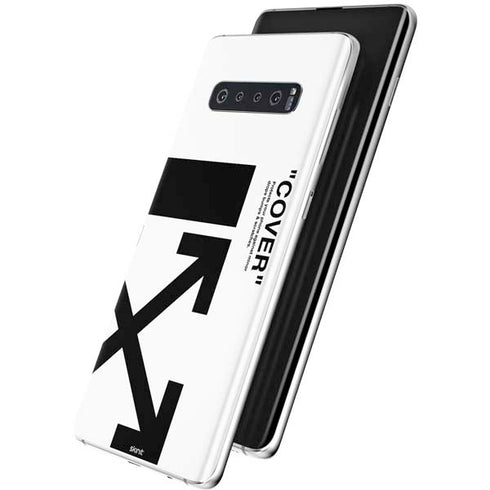 Black and White Arrows Galaxy S10 Plus Skin
