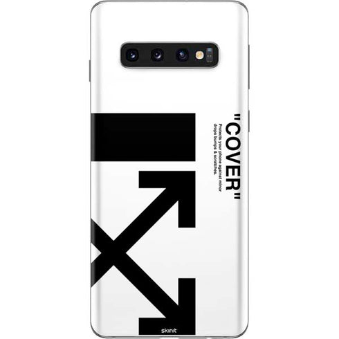 Black and White Arrows Galaxy S10 Skin