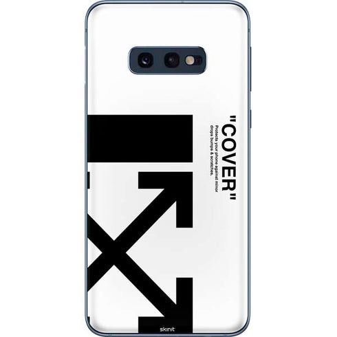 Black and White Arrows Galaxy S10e Skin