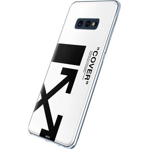Black and White Arrows Galaxy S10e Skin