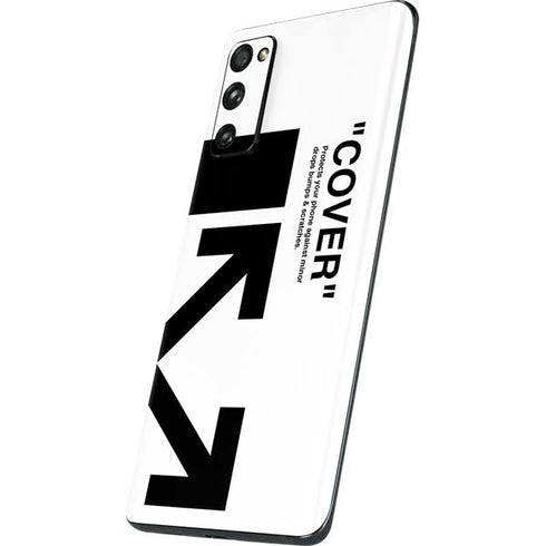 Black and White Arrows Galaxy S20 Fan Edition Skin