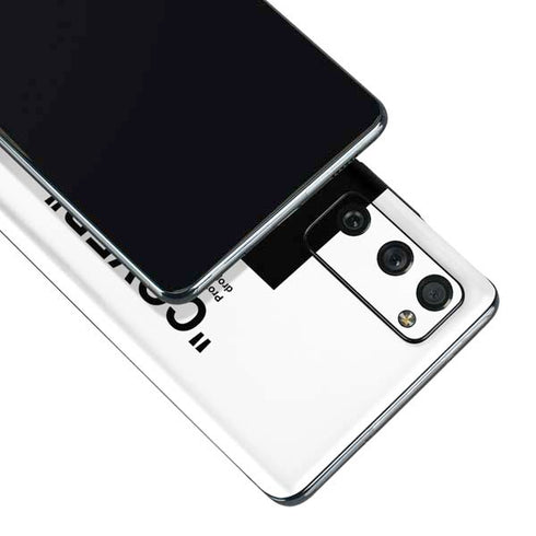Black and White Arrows Galaxy S20 Fan Edition Skin