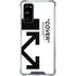 Black and White Arrows Galaxy S20 FE Clear Case