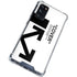 Black and White Arrows Galaxy S20 FE Clear Case