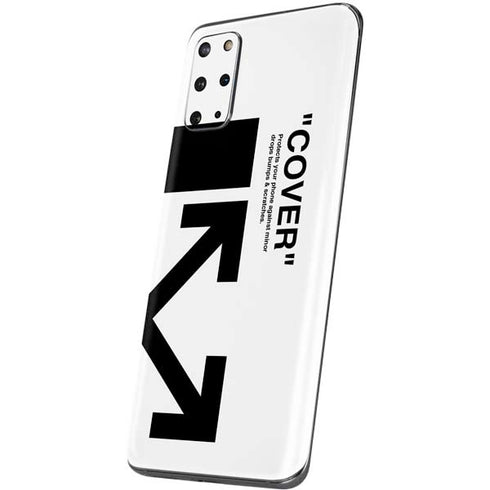 Black and White Arrows Galaxy S20 Plus Skin