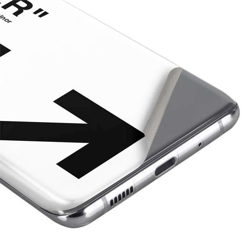 Black and White Arrows Galaxy S20 Plus Skin