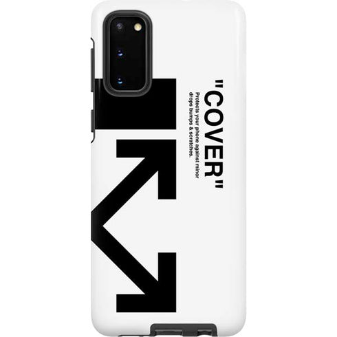 Black and White Arrows Galaxy S20 Pro Case