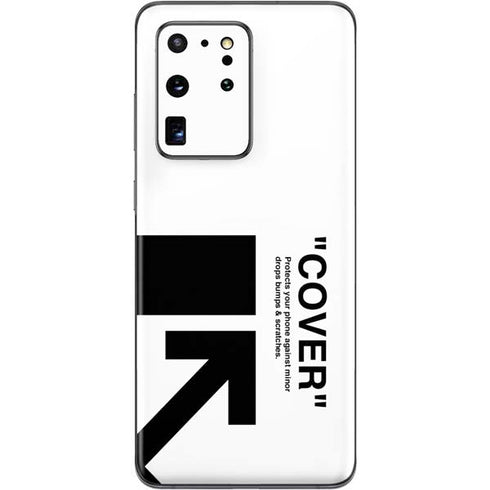 Black and White Arrows Galaxy S20 Ultra 5G Skin